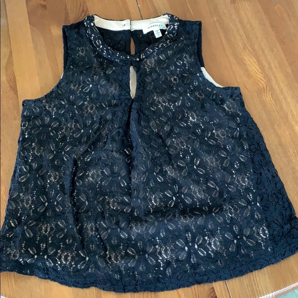 Black lace top